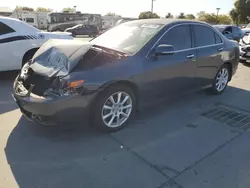 Salvage cars for sale at Sacramento, CA auction: 2006 Acura TSX