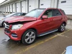 Mercedes-Benz salvage cars for sale: 2016 Mercedes-Benz GLE 350