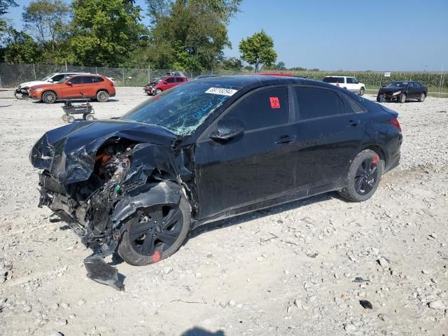 2023 Hyundai Elantra Blue