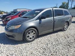 Salvage cars for sale at Wayland, MI auction: 2012 Honda Odyssey EX