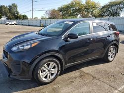 Salvage cars for sale at Moraine, OH auction: 2017 KIA Sportage LX