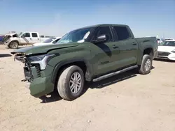 Salvage cars for sale from Copart Amarillo, TX: 2022 Toyota Tundra Crewmax SR