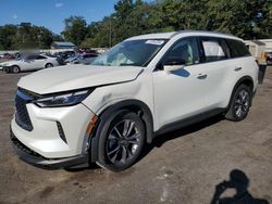 Salvage cars for sale at Eight Mile, AL auction: 2023 Infiniti QX60 Luxe