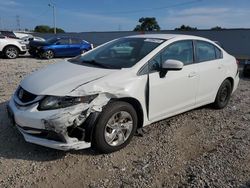 Honda salvage cars for sale: 2014 Honda Civic LX