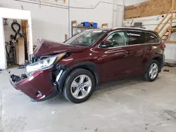 2018 Toyota Highlander Limited en venta en Ham Lake, MN