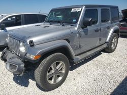 Salvage cars for sale at Taylor, TX auction: 2020 Jeep Wrangler Unlimited Sahara