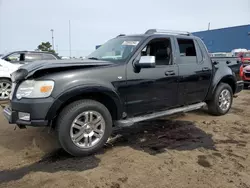 Salvage cars for sale at Woodhaven, MI auction: 2007 Ford Explorer Sport Trac Limited