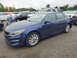 KIA salvage cars for sale: 2017 KIA Optima LX