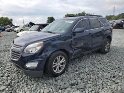 Salvage cars for sale at Mebane, NC auction: 2016 Chevrolet Equinox LT