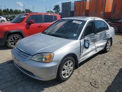 Salvage cars for sale at Bridgeton, MO auction: 2003 Honda Civic EX