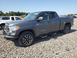 Salvage trucks for sale at Windham, ME auction: 2015 Toyota Tundra Double Cab SR