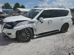 Nissan salvage cars for sale: 2021 Nissan Armada Platinum