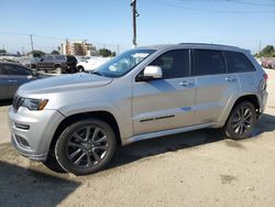 Salvage cars for sale from Copart Los Angeles, CA: 2018 Jeep Grand Cherokee Overland