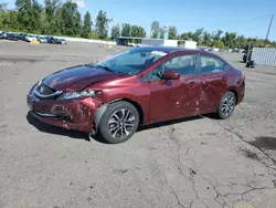 Salvage cars for sale at Portland, OR auction: 2014 Honda Civic EX