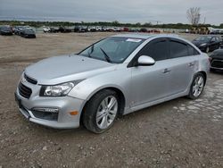 Chevrolet salvage cars for sale: 2015 Chevrolet Cruze LTZ