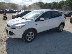 Salvage cars for sale at North Billerica, MA auction: 2016 Ford Escape SE