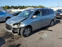 Salvage cars for sale at Pennsburg, PA auction: 2007 Honda Odyssey EX