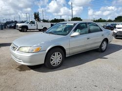 Toyota salvage cars for sale: 2001 Toyota Camry CE