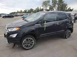 Ford salvage cars for sale: 2021 Ford Ecosport Titanium