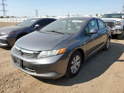 Honda salvage cars for sale: 2012 Honda Civic LX