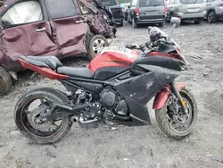 Salvage motorcycles for sale at Duryea, PA auction: 2011 Yamaha FZ6 R