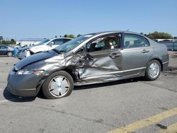 Salvage cars for sale at Pennsburg, PA auction: 2006 Honda Civic Hybrid