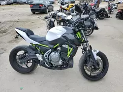 Salvage motorcycles for sale at Seaford, DE auction: 2017 Kawasaki ER650 G