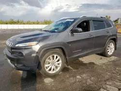 Salvage cars for sale at Fresno, CA auction: 2015 Jeep Cherokee Limited