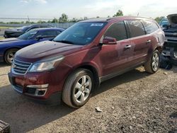 Chevrolet salvage cars for sale: 2016 Chevrolet Traverse LT