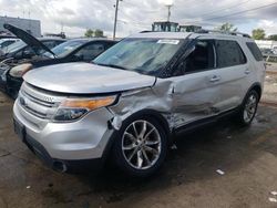 Salvage cars for sale at Chicago Heights, IL auction: 2013 Ford Explorer Limited