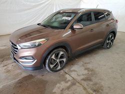 Salvage cars for sale at Mercedes, TX auction: 2016 Hyundai Tucson Limited