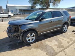 Salvage cars for sale from Copart Albuquerque, NM: 2017 Ford Explorer XLT