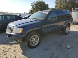 Salvage cars for sale from Copart Seaford, DE: 2002 Jeep Grand Cherokee Limited