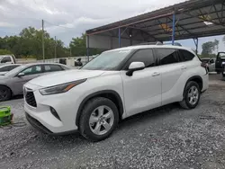 Salvage cars for sale at Cartersville, GA auction: 2022 Toyota Highlander Hybrid LE