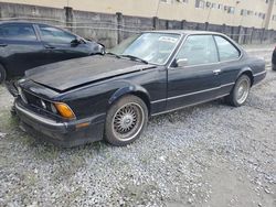 Salvage cars for sale at Opa Locka, FL auction: 1989 BMW 635 CSI Automatic