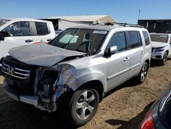 Salvage cars for sale at Brighton, CO auction: 2012 Honda Pilot EXL