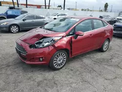 Salvage cars for sale at Van Nuys, CA auction: 2015 Ford Fiesta Titanium