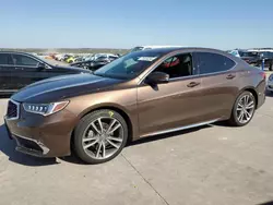 Salvage cars for sale at Grand Prairie, TX auction: 2020 Acura TLX Technology