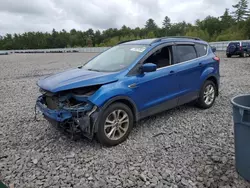 Vehiculos salvage en venta de Copart Windham, ME: 2019 Ford Escape SE