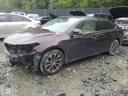 Toyota Avalon salvage cars for sale: 2016 Toyota Avalon XLE