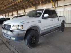 Salvage cars for sale at Phoenix, AZ auction: 2001 Ford F150 Supercrew