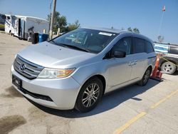 Salvage cars for sale at Pekin, IL auction: 2013 Honda Odyssey EXL