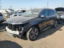 Salvage cars for sale at Elgin, IL auction: 2019 Acura MDX Technology