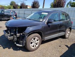 Salvage cars for sale at New Britain, CT auction: 2017 Volkswagen Tiguan S