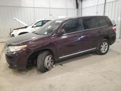 Toyota salvage cars for sale: 2013 Toyota Highlander Base