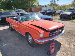 Salvage cars for sale at Elgin, IL auction: 1965 Ford Mustang