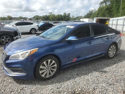 Salvage cars for sale at Riverview, FL auction: 2016 Hyundai Sonata Sport