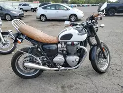 Triumph Bonneville salvage cars for sale: 2017 Triumph 2017 Triumph Motorcycle Bonneville T120