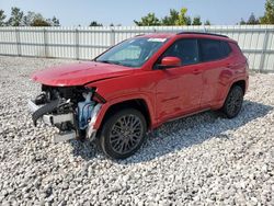 Salvage cars for sale at Wayland, MI auction: 2023 Jeep Compass Limited