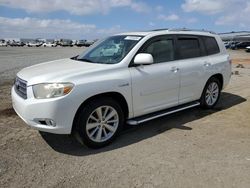 Toyota salvage cars for sale: 2010 Toyota Highlander Hybrid Limited